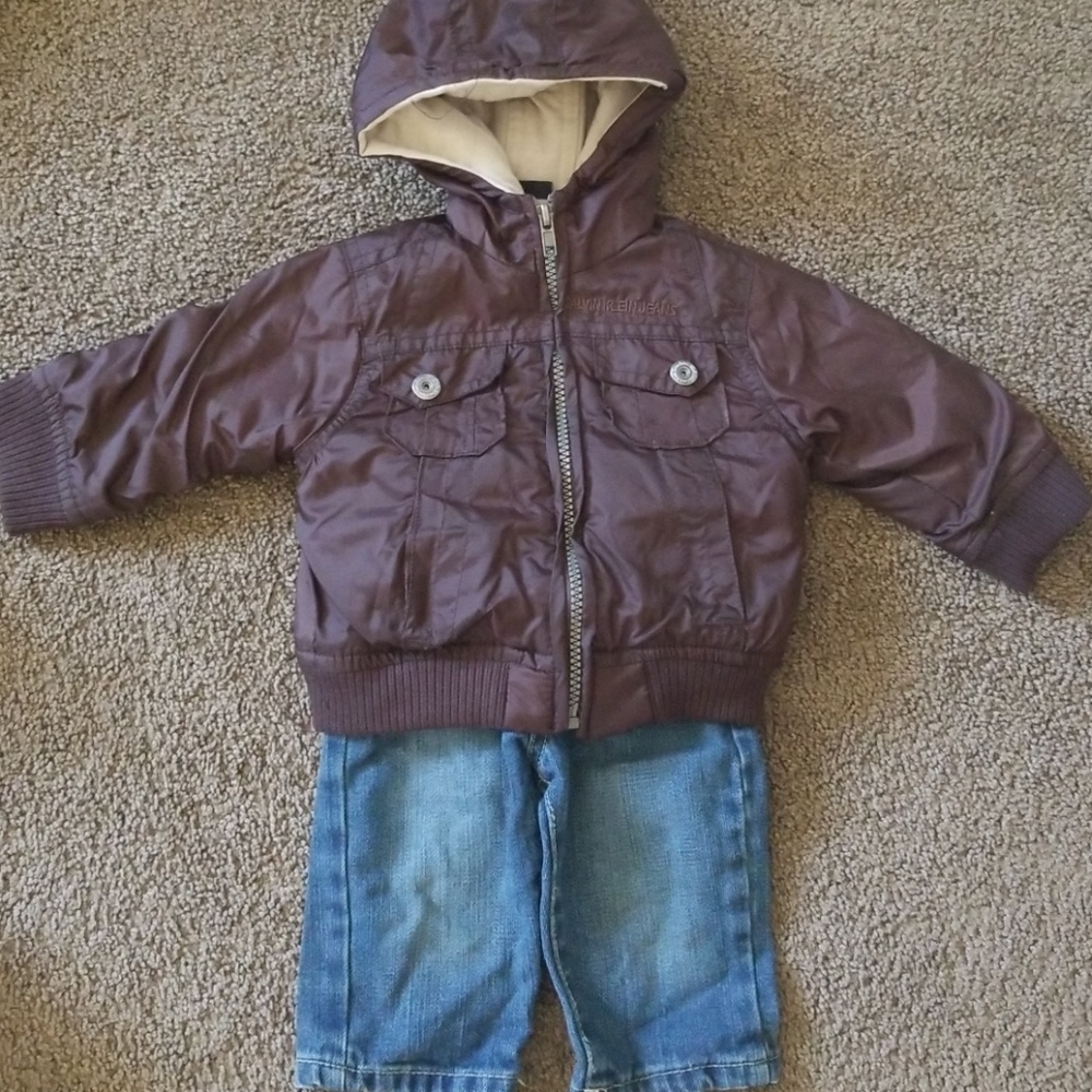 Baby Calvin Klein Jean's Jacket and Jeans